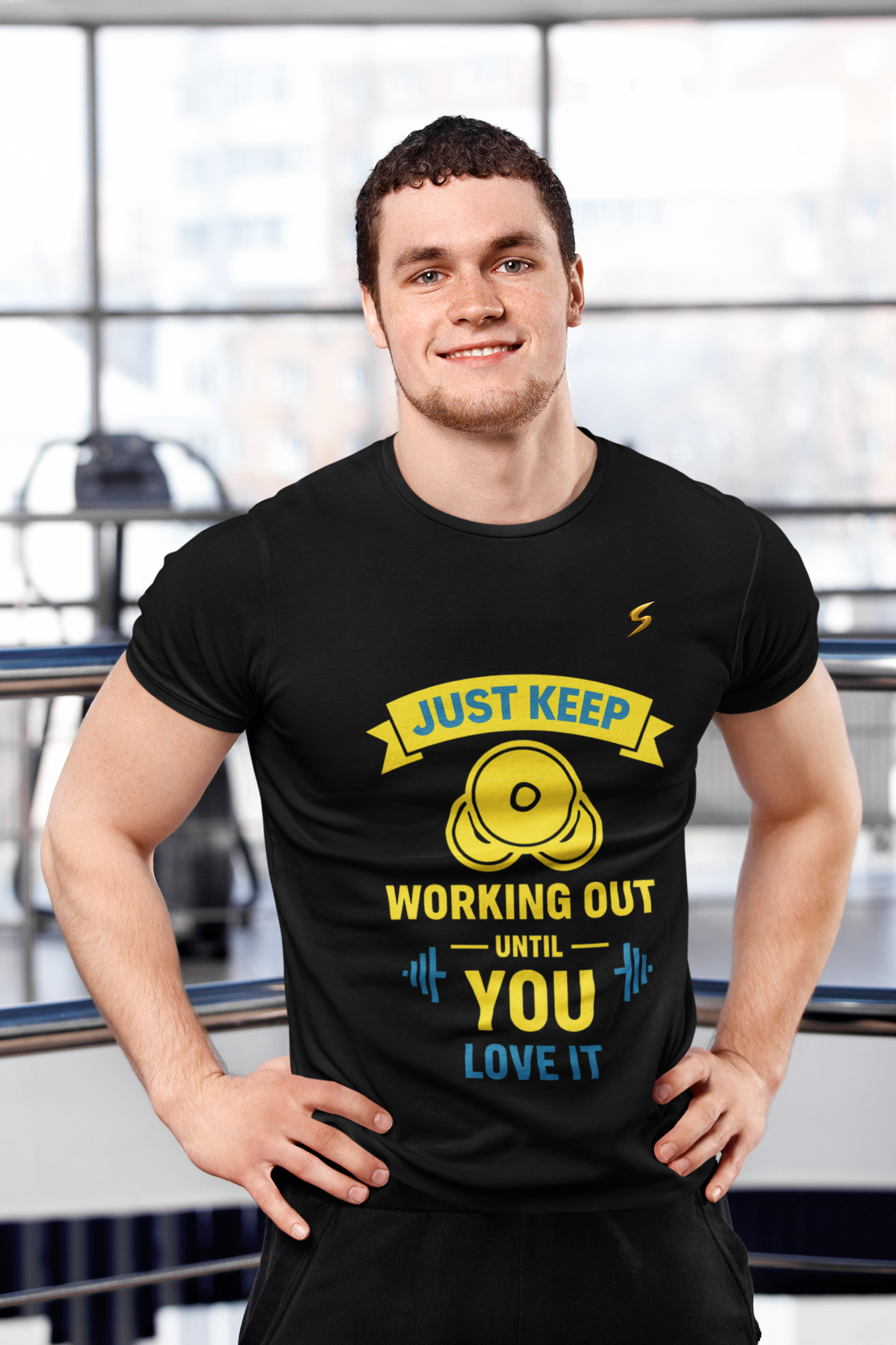 "Men’s Fitness T-Shirt | Motivational Workout Quote Tee for Gym, Training & Daily Wear”