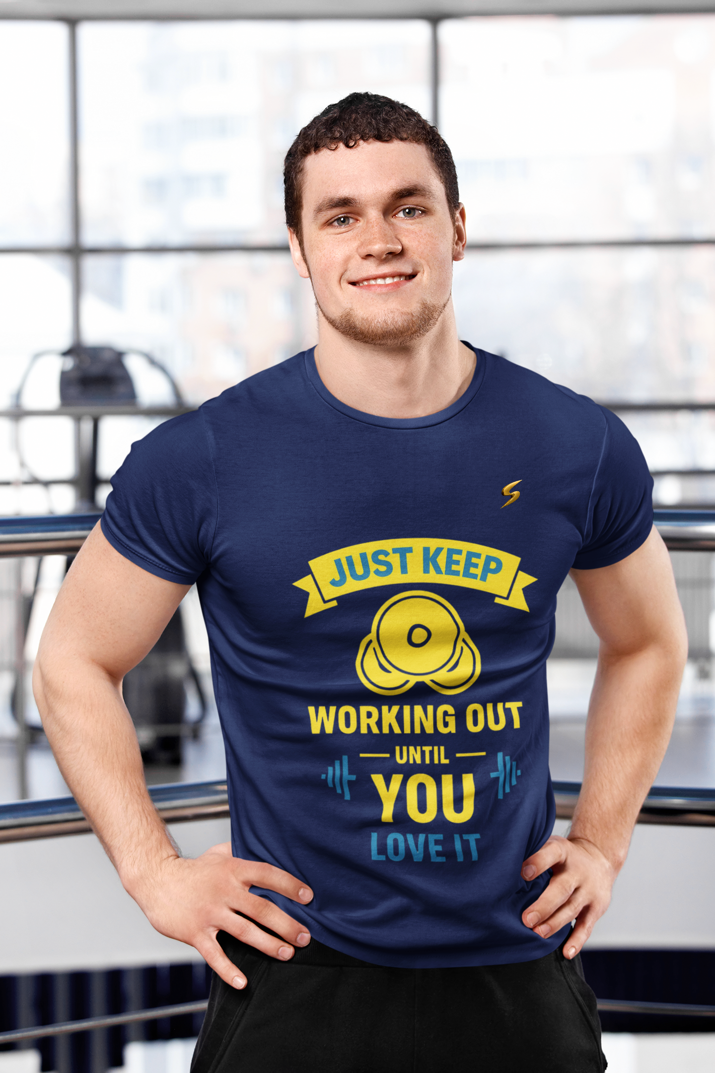 "Men’s Fitness T-Shirt | Motivational Workout Quote Tee for Gym, Training & Daily Wear”