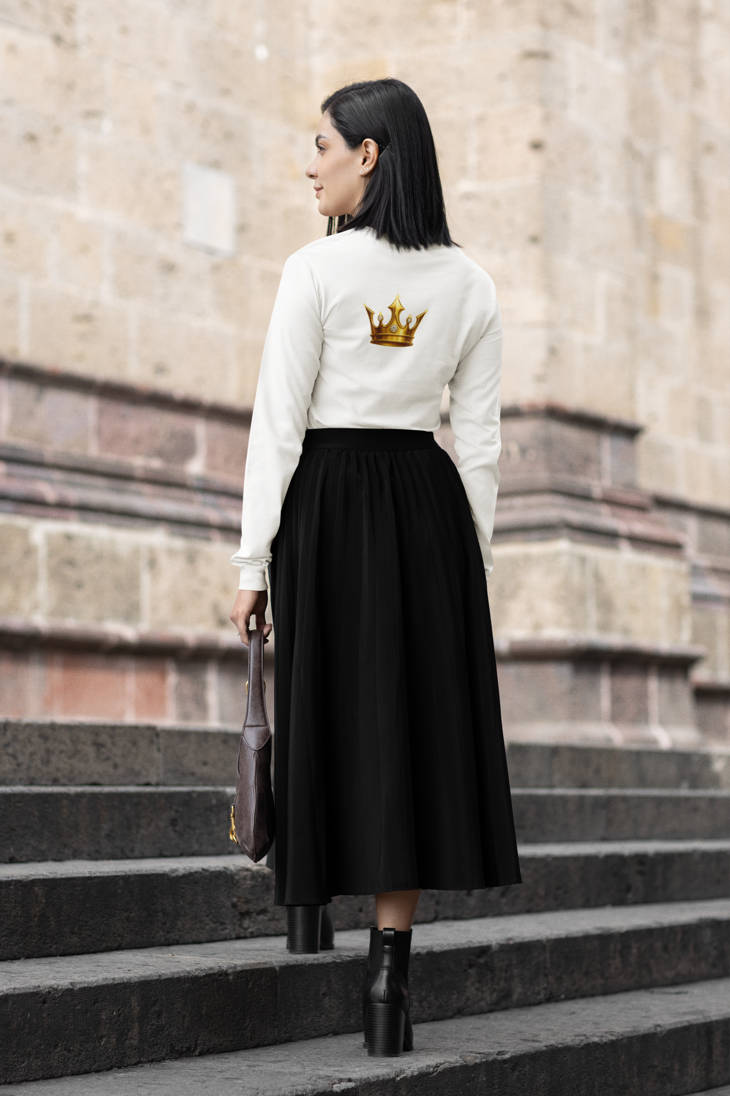"Royal Queen Crown Tee for Women- Everyday fashion Top"
