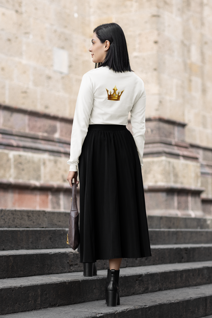 "Royal Queen Crown Tee for Women- Everyday fashion Top"