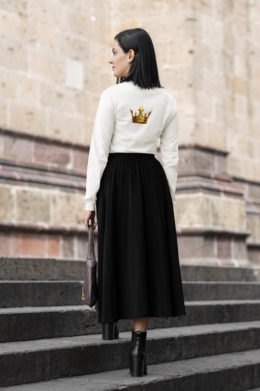 "Royal Queen Crown Tee for Women- Everyday fashion Top"
