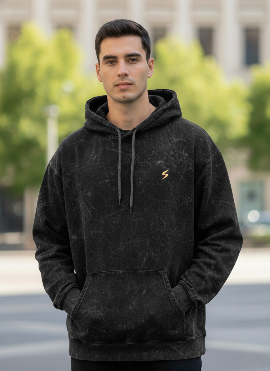 Premium  Acid-Wash Hoodie – SmartifyGoods Streetwear, Comfort & Performance