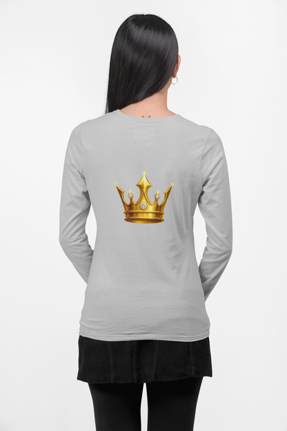 "Royal Queen Crown Tee for Women- Everyday fashion Top"