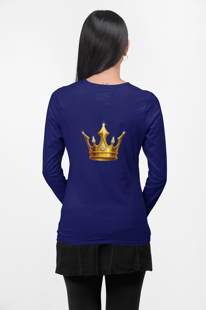 "Royal Queen Crown Tee for Women- Everyday fashion Top"